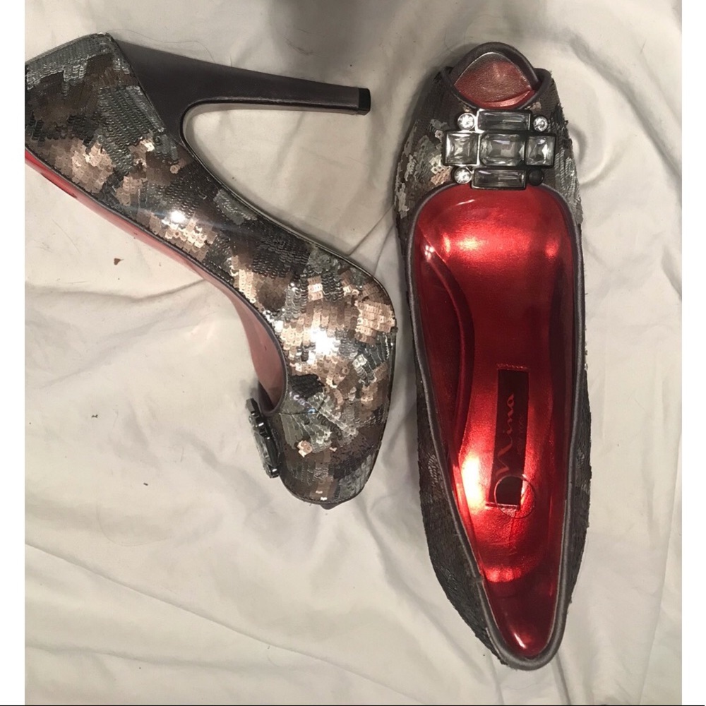 Nina Sequin Heels